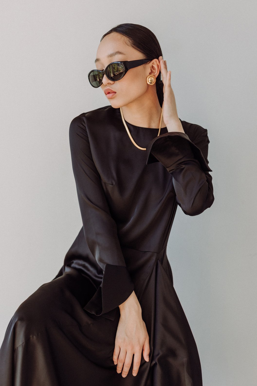 Woman with Sunglasses On